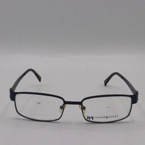 Jhane Barnes Square Navy Blue Vintage Mens Glasses 52 18 135